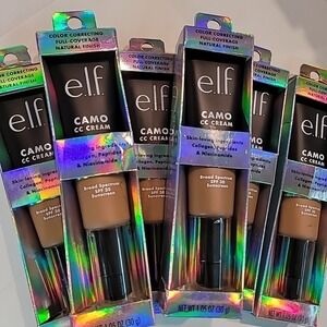 6 Pack E.L.F. ELF Camo CC Color Correcting Cream DEEP C- N- 1.05 Oz Exp 23 LOT